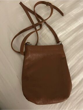 Quince Italian Leather Crossbody Bag